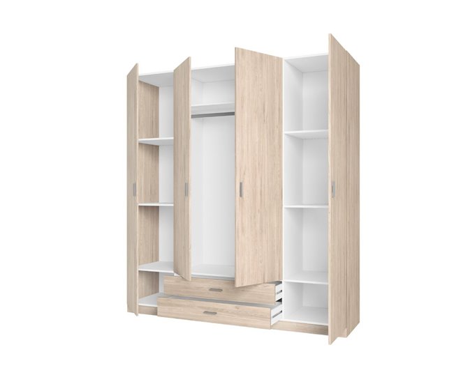Armario Roma  puertas +  cajones sahara 198 Natural