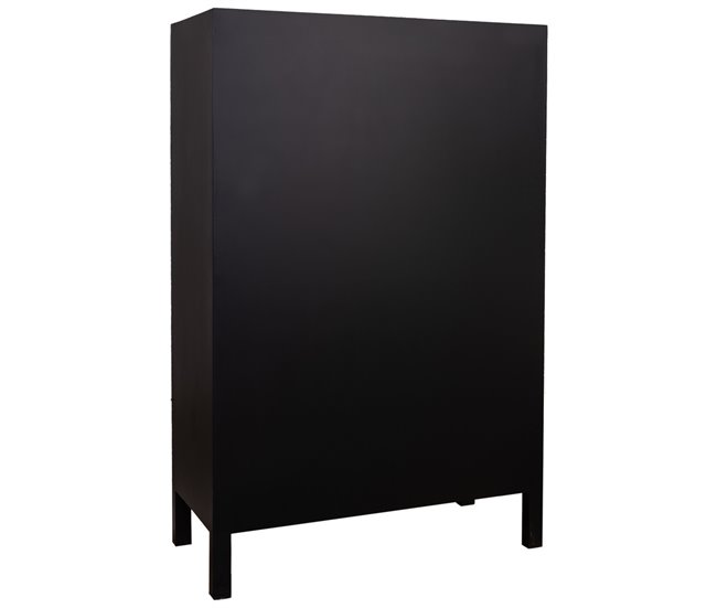 Armario de madera de 4 cajones y 2 puertas Blanco