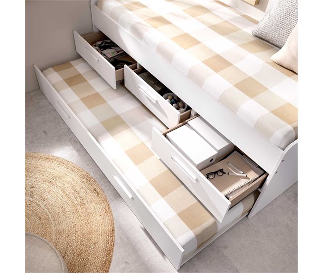 Cama Compacta Leka Blanco
