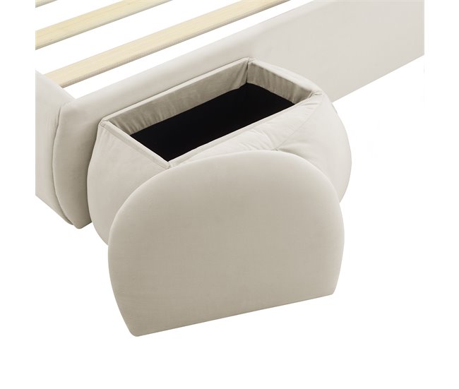 Camas de matrimonio 154x238 Beige