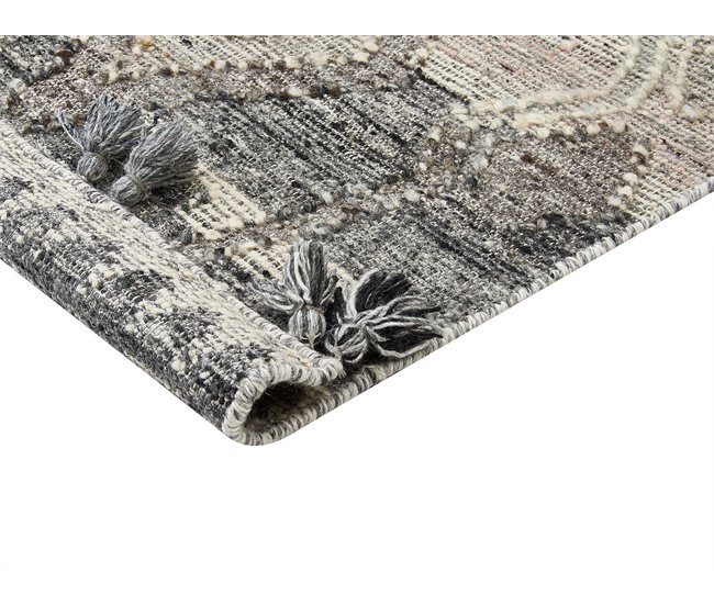 Beliani Alfombra de pelo corto ARATASHEN 200x300 Gris