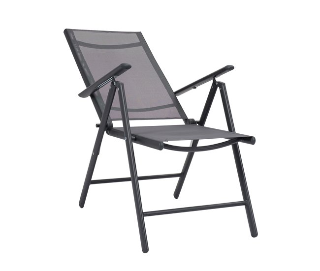 Silla de jardín ABRIL color gris  Gris Oscuro