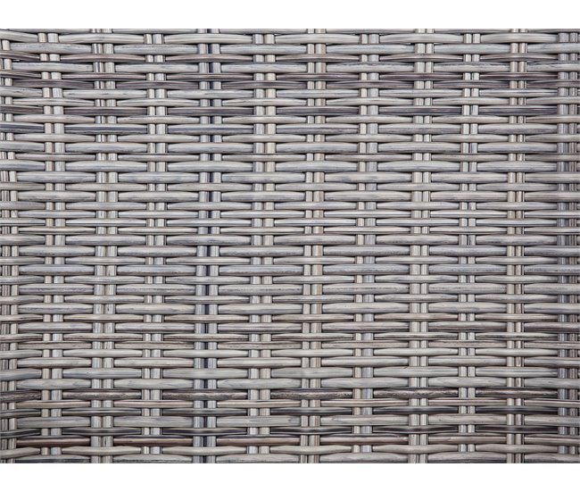 Beliani Silla de jardín CASCAIS Gris