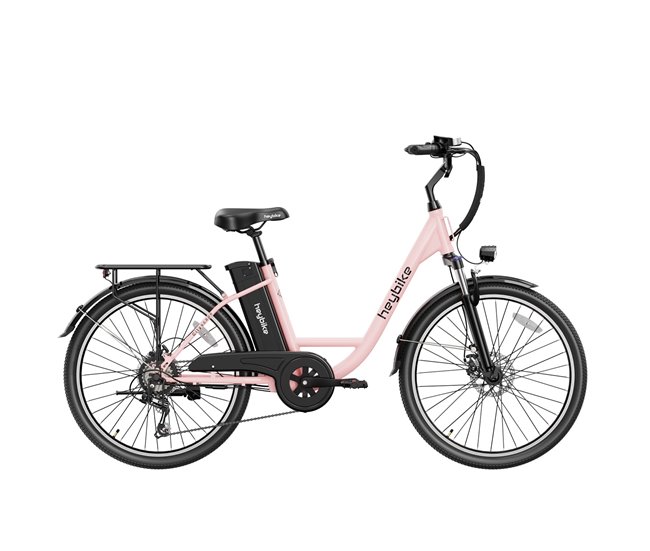 Heybike Cityscape E-Bike - 250W Batería 36V10AH Rosa