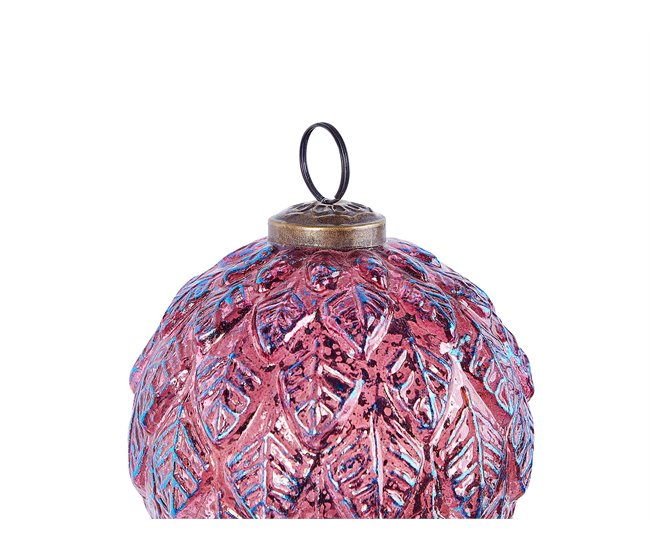 Beliani Guirnaldas de navidad ASTRAL Rosa