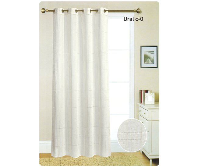 Cortina ollados URAL 140X260 cm Crudo
