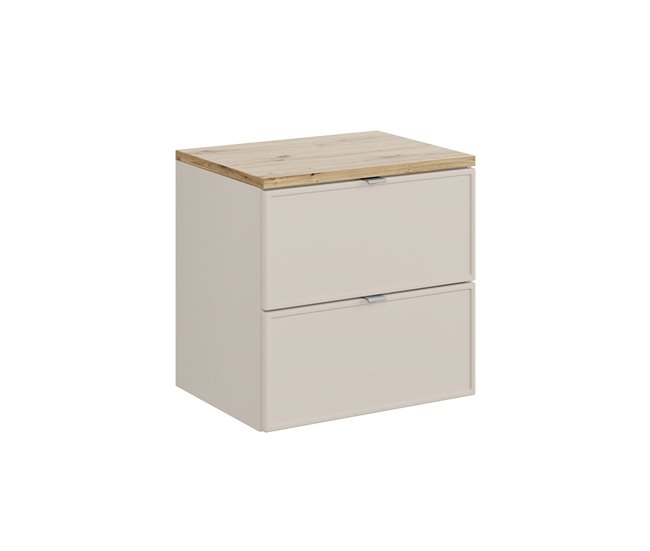 Mueble bajo lavabo encimera Alba 60 Beige