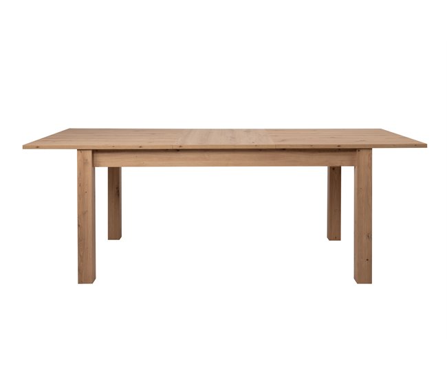 Mesa de comedor extensible BERGEN Roble