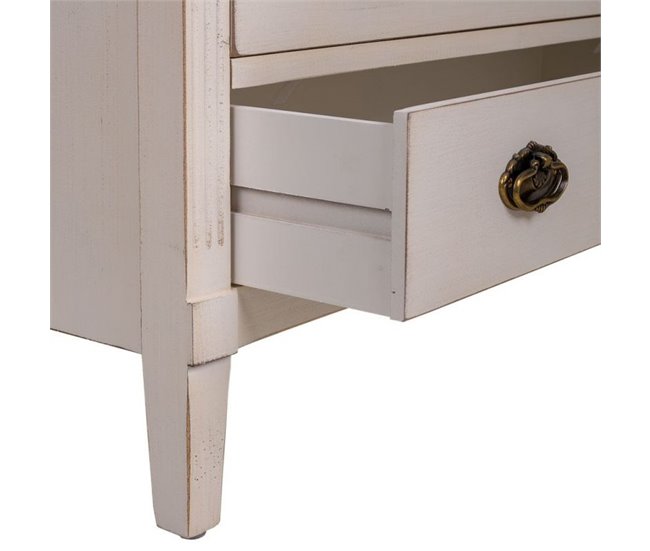 Cómoda de madera Blanco