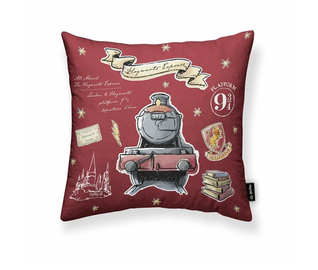Funda de cojín Hogwarts Express Multicolor