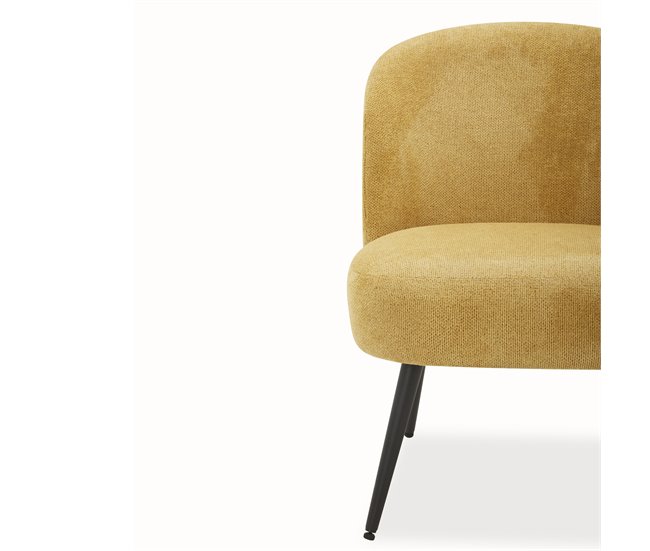 Sillón decorativo KITTY Amarillo