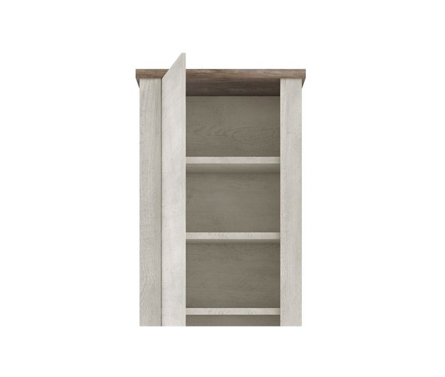 Estantería 1 puerta y 2 cajones VERONA Roble
