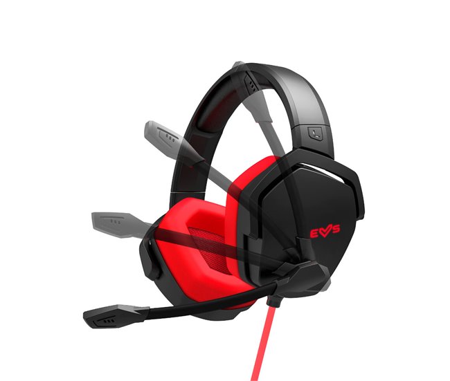 Auriculares con Micrófono Gaming ESG 4 Sur 7.1 Rojo