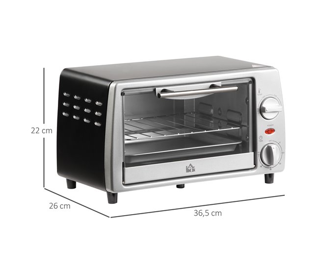 Horno Eléctrico Sobremesa Gris