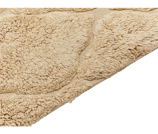 Beliani Alfombra de pelo corto SANLIURFA 160x230 Arena