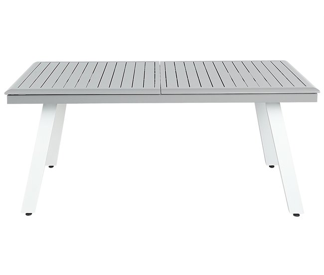 Beliani Conjunto de comedor PERETA Gris Claro