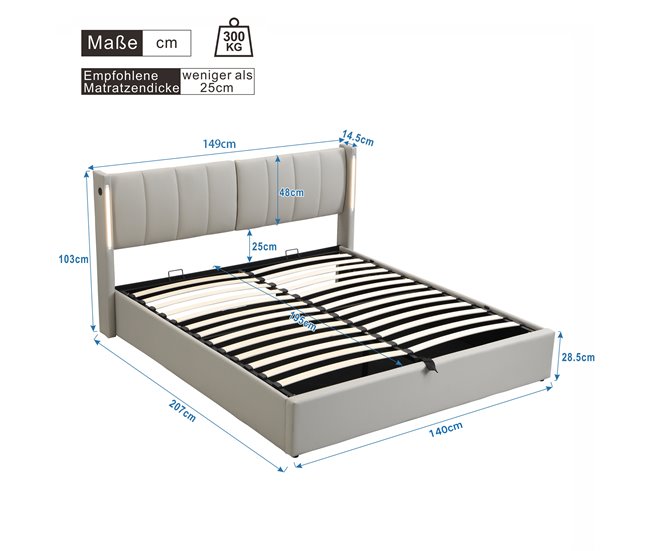 Canapés abatibles Gris