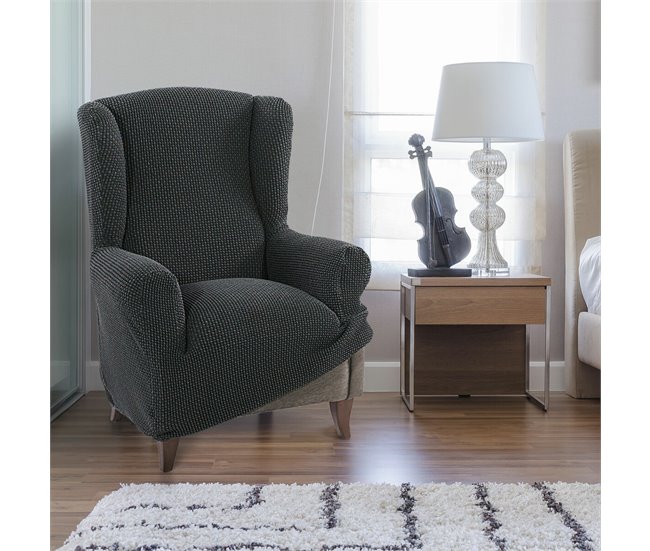 Funda para sillón orejero NIAGARA Gris Oscuro