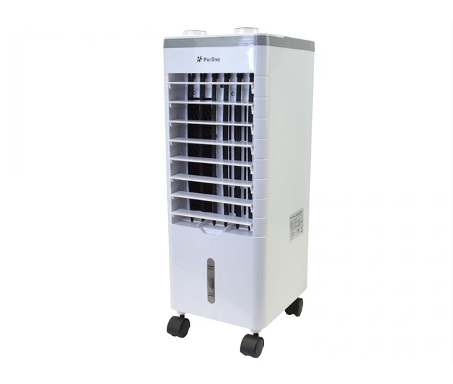 Climatizador Evaporativo compacto con lamas abatibles Blanco