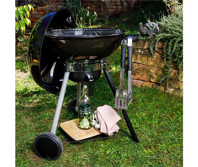 Barbacoa de carbón de bola TEXAS Negro