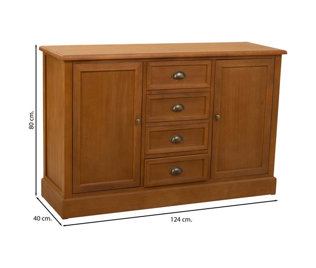 Aparador de madera Beige