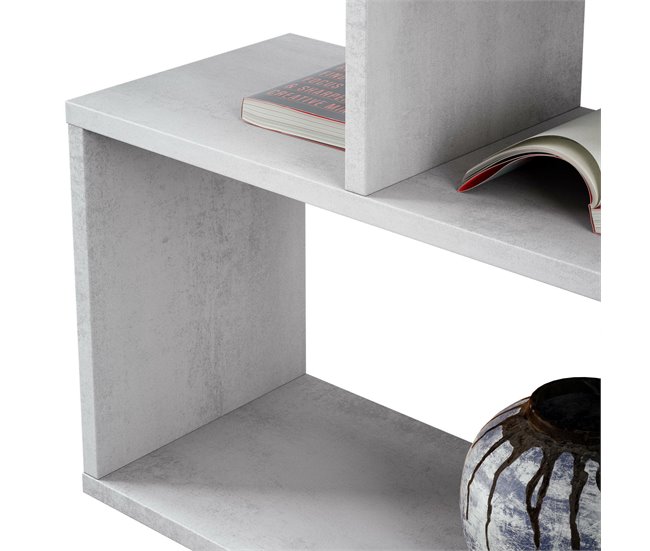 Estante de livros com efeito madeira 80 Gris