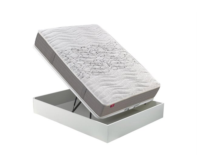 Colchón SKYLIGHT 8K PIKOLIN de espuma Adaptex + canapé gratis Grupo Pikolin color cerezo 