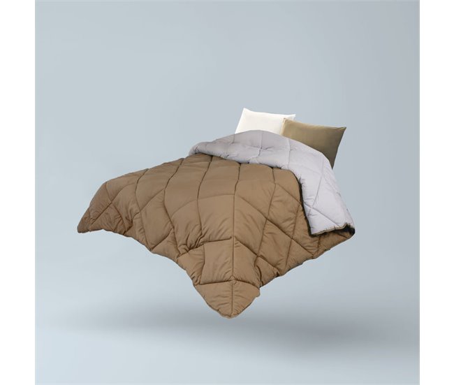 Edredón Dreamura Iro Azul Petróleo Beige