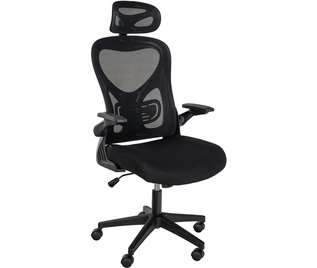 Silla de oficina - Roseburg - Tela Negro