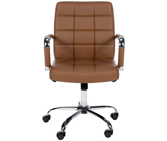 Silla de oficina - Ashland - Simil cuero Marron Claro