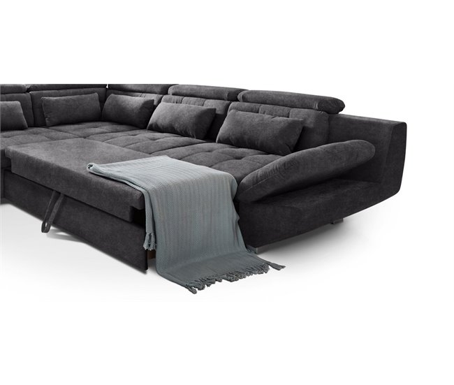 Rinconera convertible en cama ETERNITY Antracita