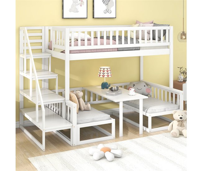 Cama litera Blanco
