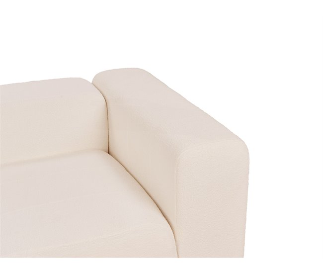 Beliani Sofá modular Bouclé FALSTERBO Beige