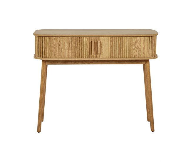 Beliani Mesa auxiliar SELAH Madera Clara