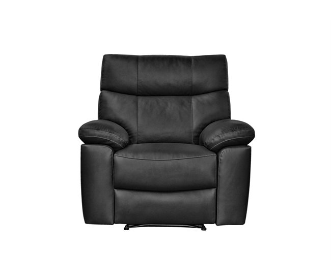 Sillón piel relax SHARONA Negro