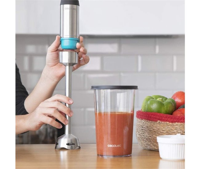 Batidora de mano Power TitanBlack 1200 XL Cecotec Inox