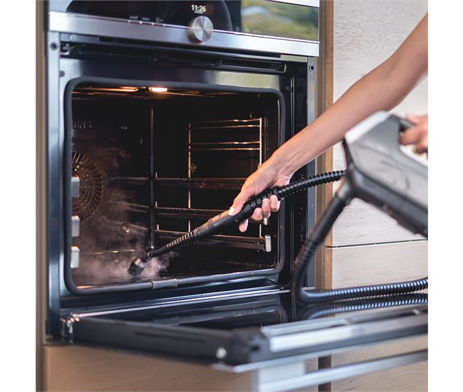 EZIclean® Cyclosteam P320 Mopa de vapor multifuncional Negro