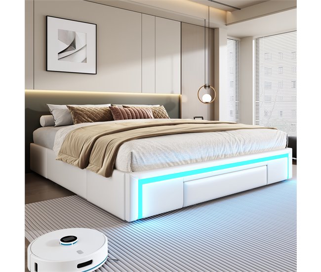 Camas de matrimonio 180x200 Beige