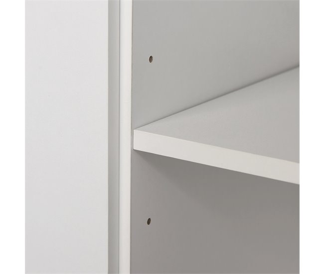 Alacena de Cocina Melamina de Madera HOMCOM, hogar - cocina Blanco