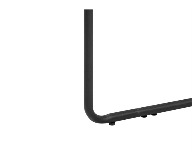 Beliani Conjunto de 3 mesas de centro MELODY Marron