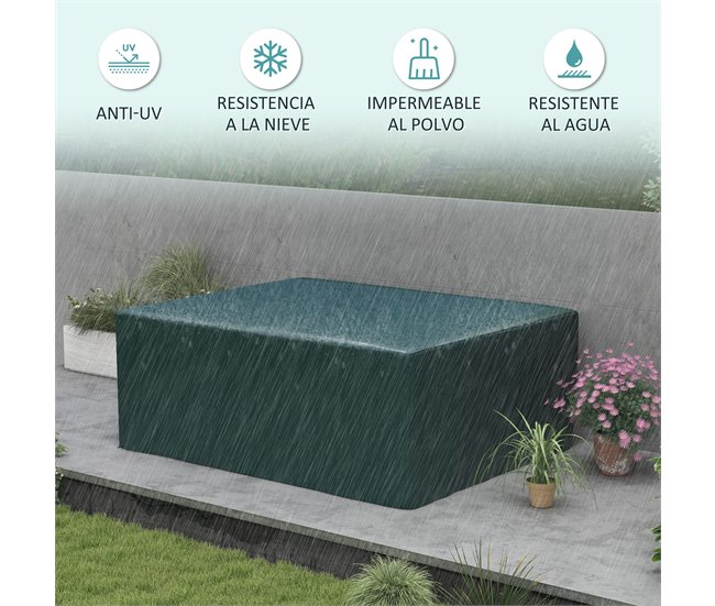 Funda para Muebles PE Outsunny Verde