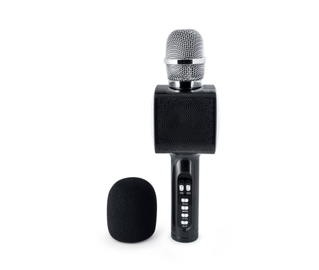 Micrófono karaoke inalámbrico Bluetooth Bigben Negro