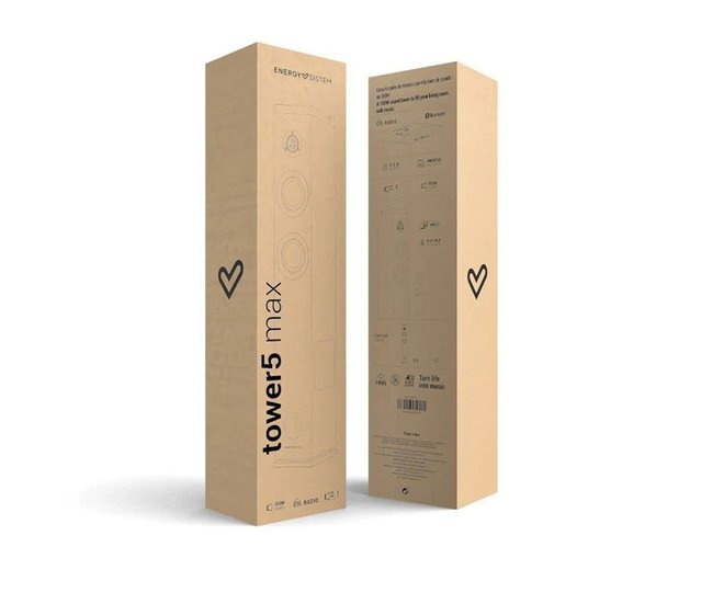 Torre de Sonido Bluetooth Tower 5 MAX Negro