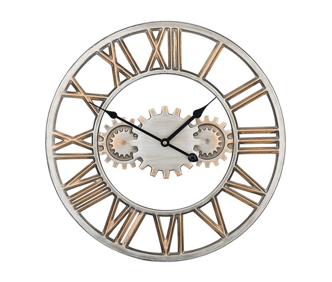 Beliani Reloj de pared SEON Gris