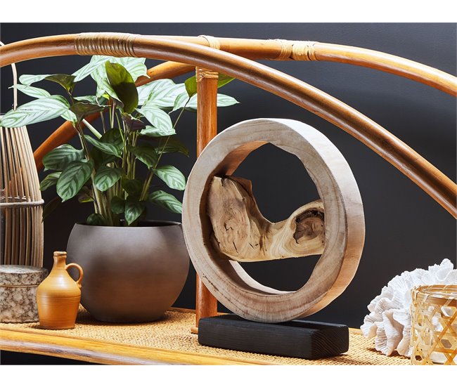 Beliani Figura decorativa OCAMPO Marron