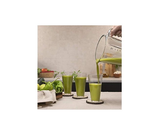 Cecotec Batidora de vaso Power Black Titanium 2000MAX PerfectMix Inox