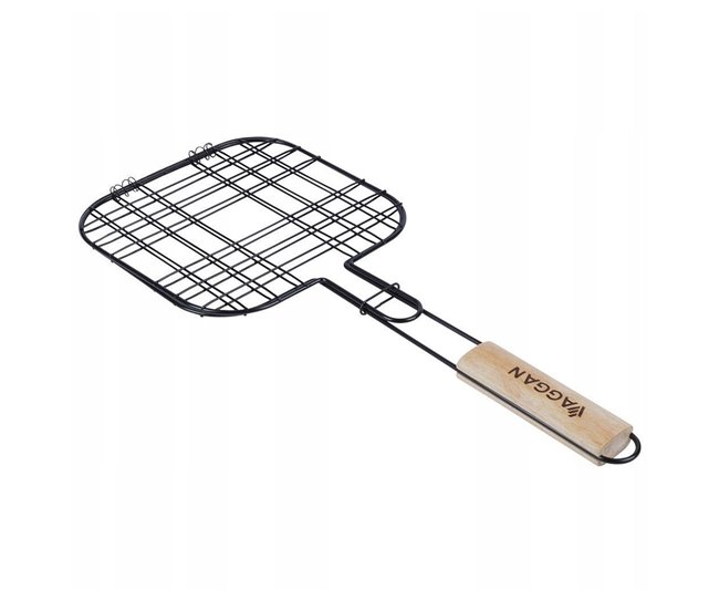 WELL HOME - Parrilla Grill con revestimiento antiadherente Negro