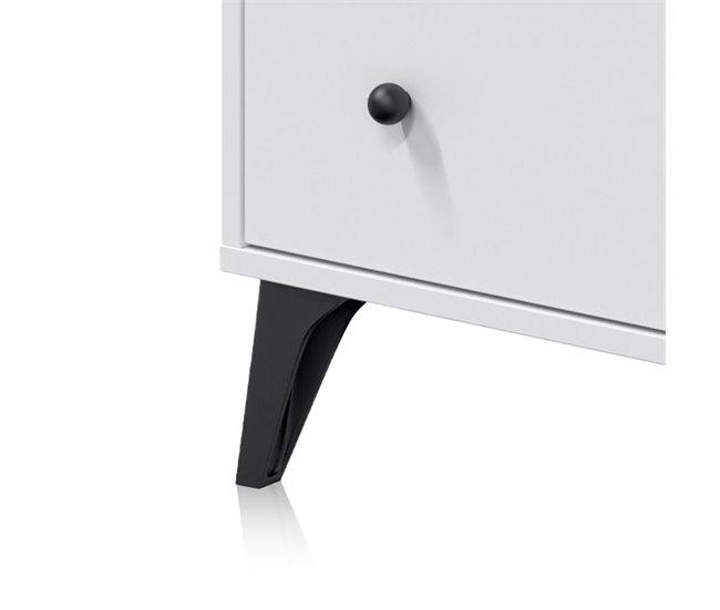 Dormitorio Iconic 4C Blanco/ Negro