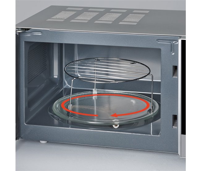 Microondas con grill de 20 L. SEVERIN MW 7771, 700 W Gris