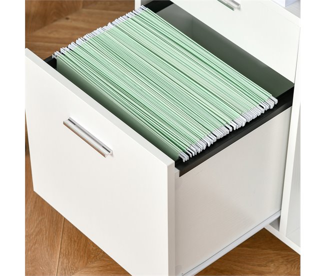 Armario para Impresora Melamina Vinsetto 80 Blanco
